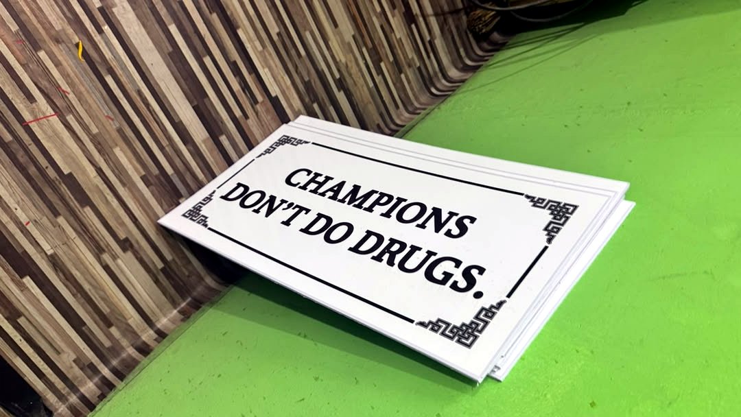 Printed awareness board produced for a school campus in Bhutan