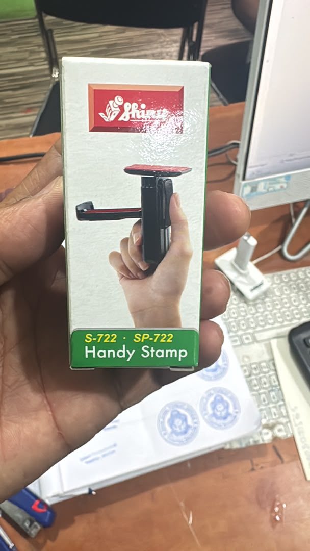 Self-inking handy stamp — Rubber Seals project by Image Arts Bhutan